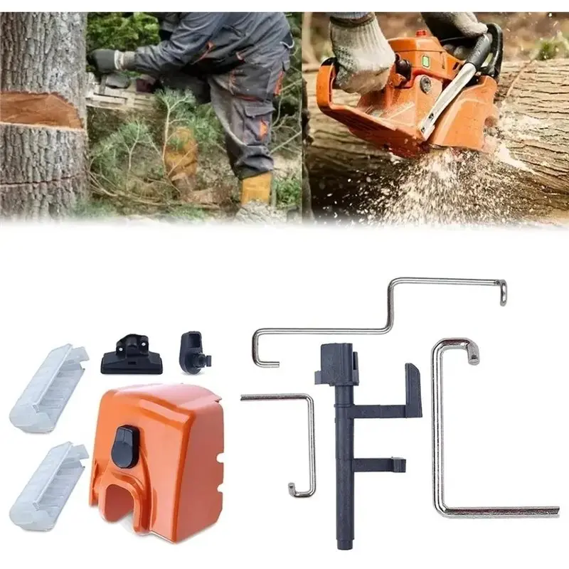 [NEWA76K!】 Replacement Air Filter Cover Kit For Chainsaws With Locking Knob And Choke Lever For MS210 MS230 MS250 023 025