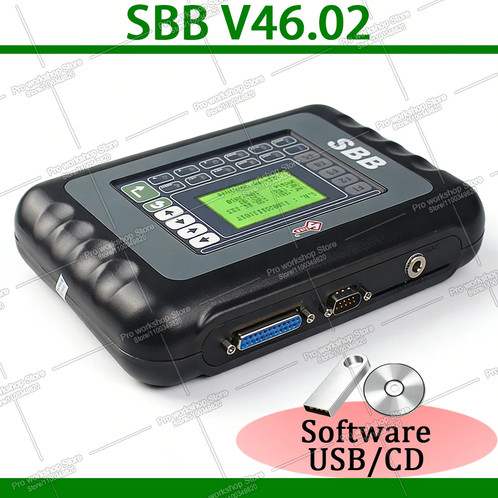 V46.02 SBB Key Programmer Support Car Remote Code Reader chip Read Key Pin Code Multi-Brand Not Need Token New VCI