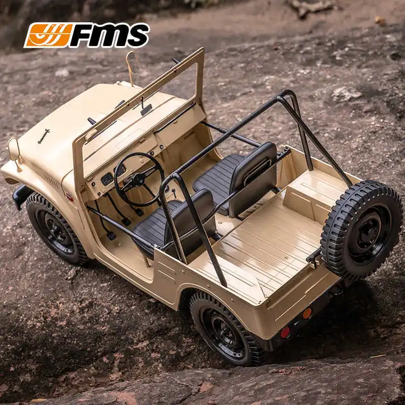 FMS 1/6 Jimny RC Remote Control Car Four-Wheel Drive Suzuki Jimny Off-Road Car Model Jeep Hot-Selling Remote Control Toy