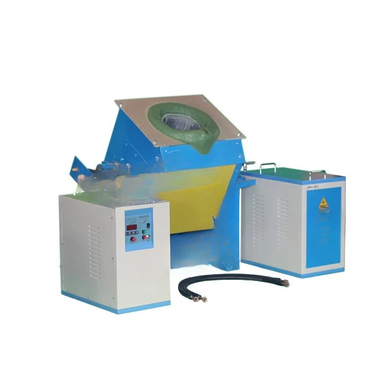 45KW melting gold, silver, copper and tin furnace melting iron, stainless steel 1-300KG electric heating