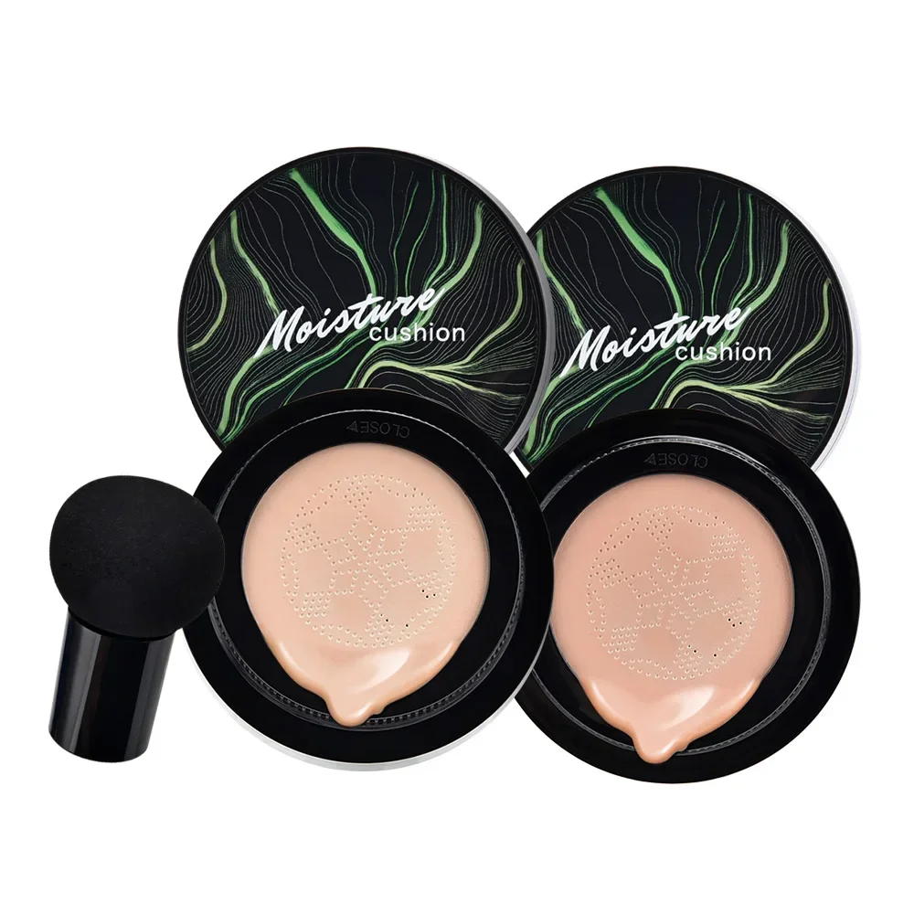 

Air Cushion CC Cream And Mushroom Head Sponge Air-permeable Moisturizing Foundation Natural Brightening Makeup BB Cream