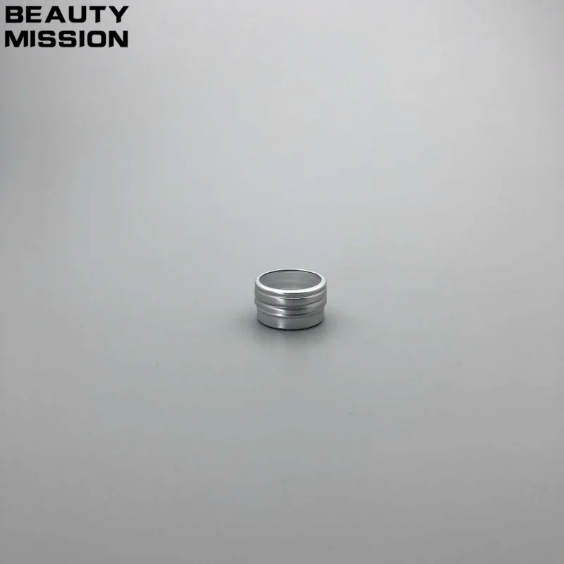 

BEAUTY MISSION 10g 100pcs Aluminum Jar 10g Round Matte Aluminum Can Aluminum Container Tea Tin with window lid wholesale