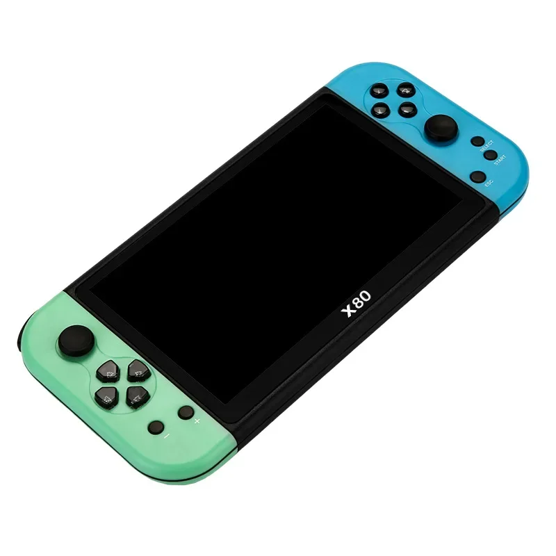 Game console 7-inch PSP handheld, card high definition large screen GBA classic arcade convenient handheld