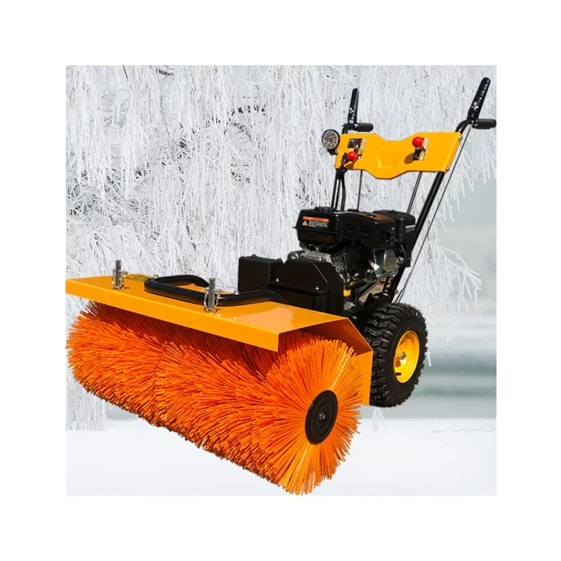 

Snow Cleaner Road Sweeper Economic Gas Powered Snow Power Broom Dust Cleaner Road Sweeper machine