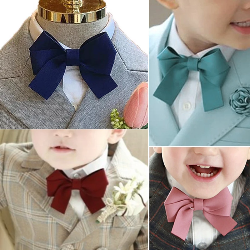 Baby Boys Girls Bowtie Kids Bow Ties necktie Small Size Butterfly School Child Student bow tie Cravat Gravatas