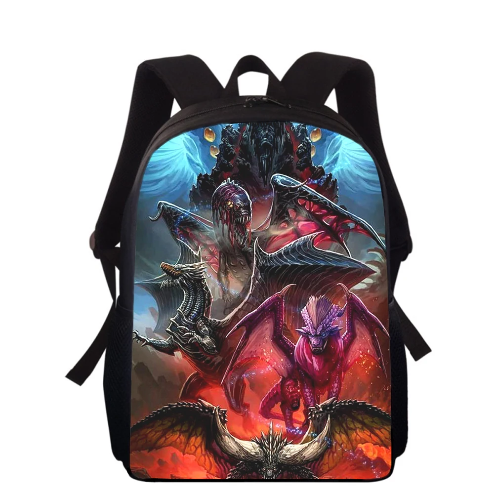 

Monster Hunter World: Iceborne 16" 3D Print Kids Backpack Primary School Bags for Boys Girls Back Pack Students School Book Bags