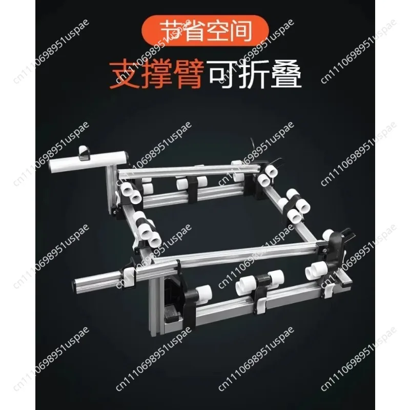 5 Adjustable Size Manual Box Folding Fixture with Dual Roller Design for Mailer Carton