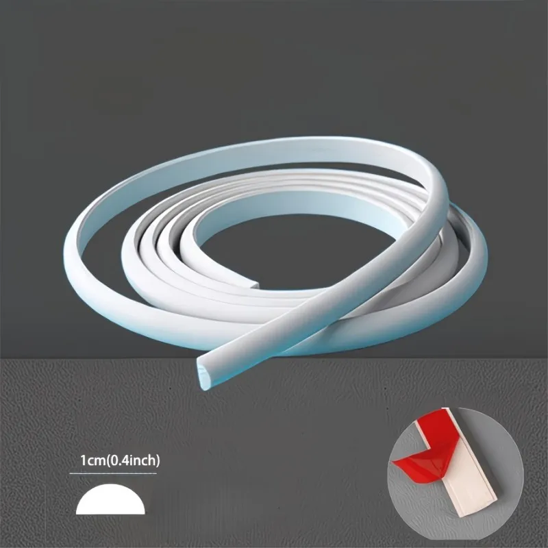 1/2meter Self Adhesive Wall Decoration Strip Tear Off Removable Edge Sealing Tape for Doors Windows Furniture Photo Frames Walls