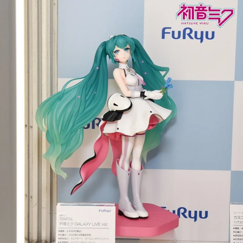 ของแท้ Tenitol Hatsune Miku Galaxy Live อนิเมะ ของเล่น ซีรีส์ไซไฟ ฮัตสึเนะ มิคุ ฟิกเกอร์โมเดลขนาด 21.5 ซม. ของตกแต่ง ของเล่น ของขวัญ