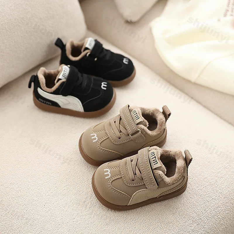طفل رضيع أحذية رياضية كاجوال شتاء جديد بنات بنين أحذية رياضية لينة وحيد موضة أطفال حذاء كاجوال حذاء المشي الرجعية للأطفال #2