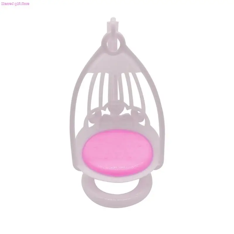 D0JC Simulation Swing Chair Baking Decoration Miniature Swings Dollhouse Accessory Role for Play Furniture Girls Favor Playse