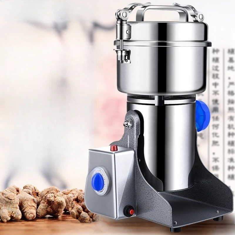 ​  Commercial 800g High-Speed Grinder - Swing Mill for Coffee, Spices, Hebals & Grains