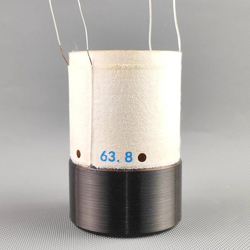 

1Pcs 63.8mm Voice Coil Double Group Winding 4 Ohm + 4 Ohm 4F Voice Coil for Woofer Bass Speaker