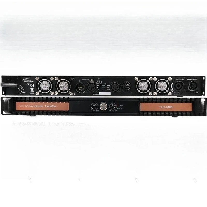 

Цифровой усилитель мощности высокой мощности серии D класса C 2400 Вт * 2-канальный профессиональный проект для сценической конференции 1U