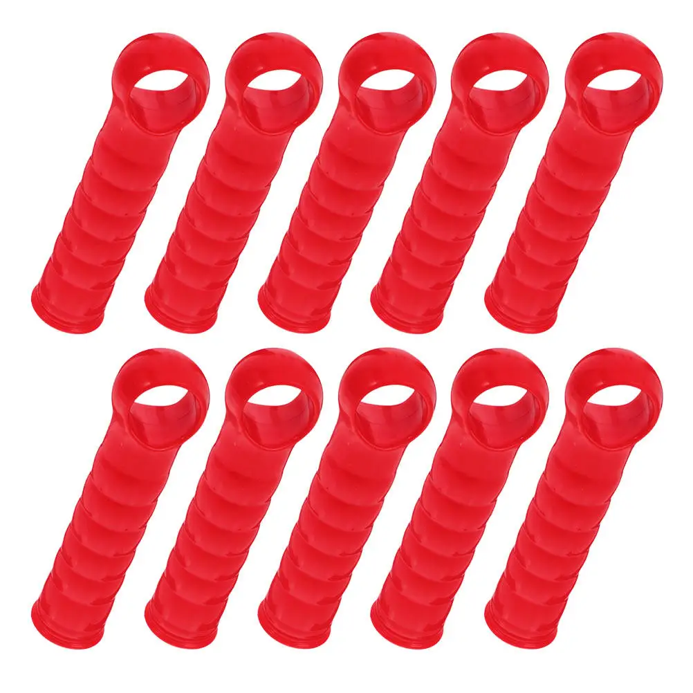 

10Pcs Broom Handle End Caps Ergonomic Mop Pole Replacement Grip Tail Hanger for Home Garage Cleaning Tools Accessories