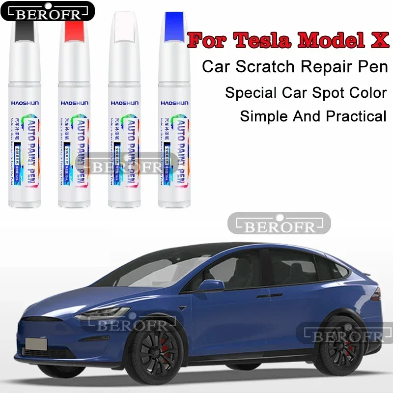 For Tesla Model X Paint Pen Supplies Modification Accessories Car Paint Scratch Repair Car Scratch Remover Paint Repair Tool Set