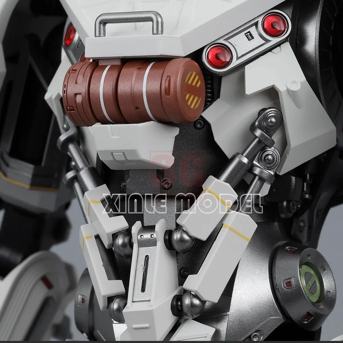 MENG MECHA-011 สปิริตเคจ MU-2 รุ่นหนักสามมิติ ฉลามขาว สีสวยงาม รุ่น 1/9 ชุดประกอบโมเดล DIY ของเล่น