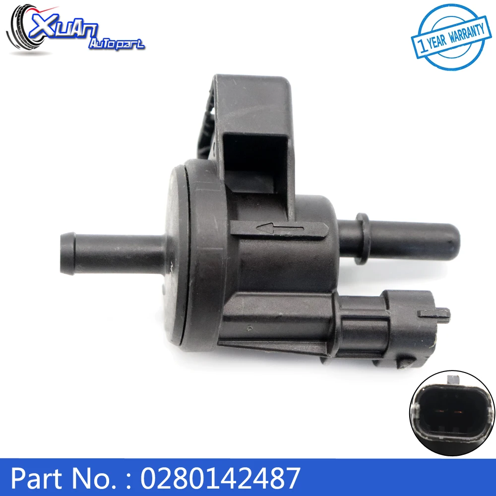 XUAN Fuel Petrol Evaporation Control Purge Solenoid Valve 0280142487 For Vauxhall Adam Astra Corsa Corsavan Chevrolet Opel Corsa