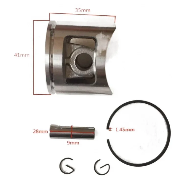 Suitable for Co-standing Echo piston/ring kits CS-4200, CS-4200ES, CS4200ES, and CS-3700/ES