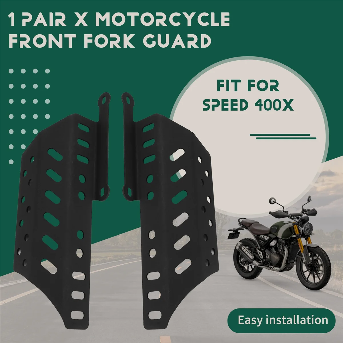 

Durable Motorcycle Front Fork Guard Shock Absorber Cover Fork Guard