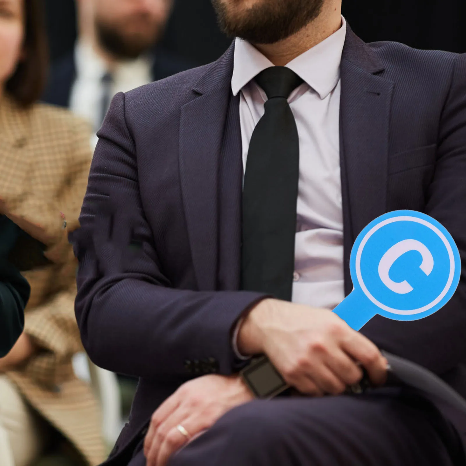 Palettes de vote réutilisables, planches en mousse avec lettres, vente aux enchères, marquage en classe, tableaux de bord interactifs pour jeux d'équipe, 4 pièces