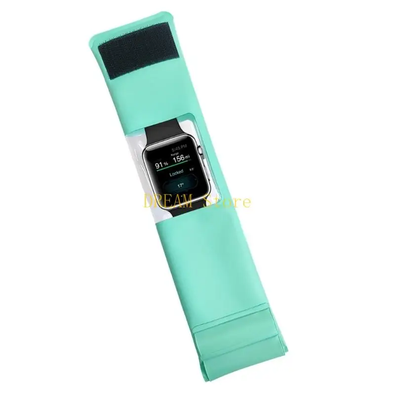 Kids Smartwatch Waterproof Cover Clear Front Window PVC Bag with Touch Access for School Commute and Hand Washing Best Sale