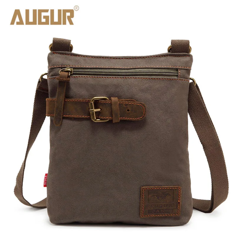 Casual Canvas Mannen Schoudertas Messenger Bag Kleine Satchel Sacoche Homme