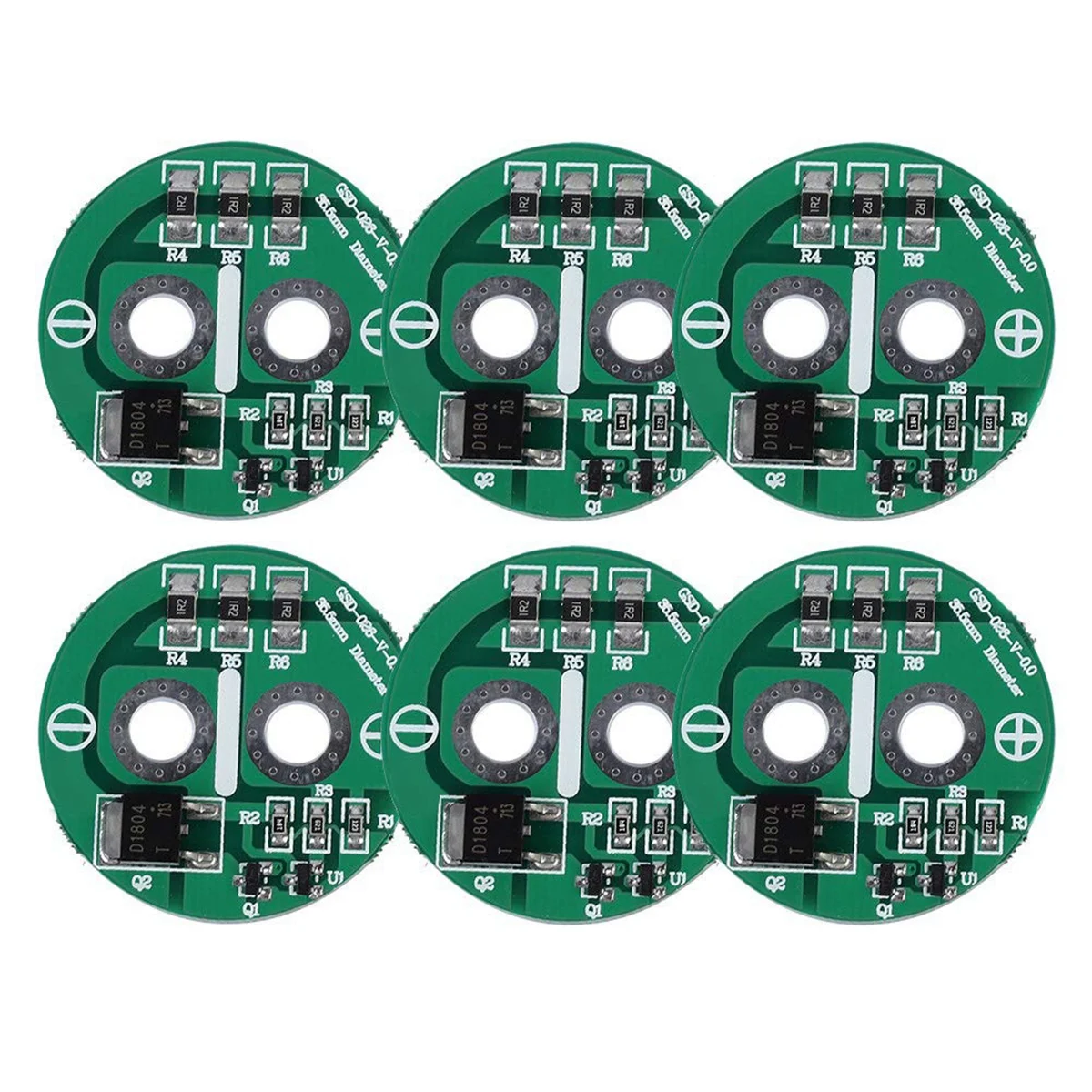 6Pcs Super Capacitor Balance Board 2.5V Super Capacitor Protection Board Voltage Limiting Circuit Board