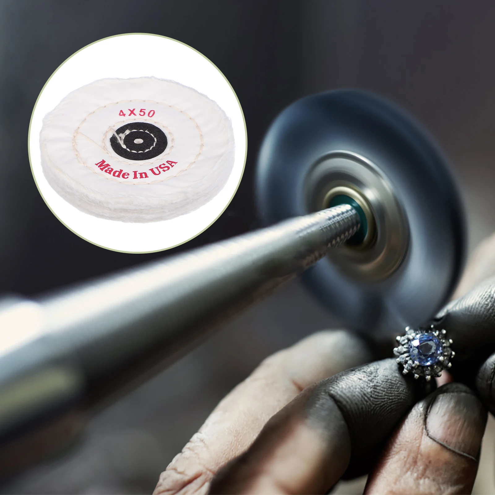 

Premium Cotton Buffing Wheel For Jewelry Polishing Soft Pads Mini Brush Kit Compatible With Bench Grinders Drill Tools Durable