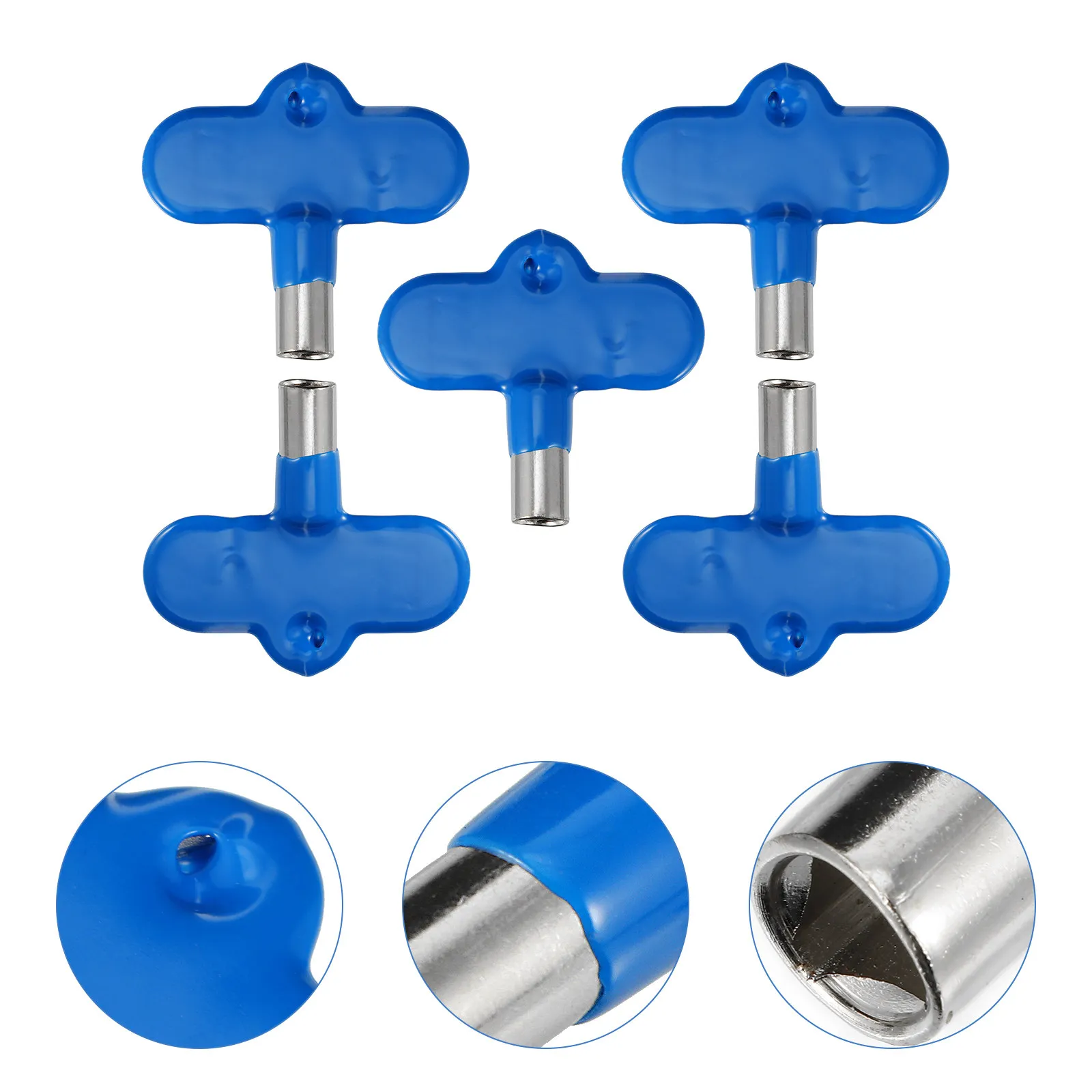 5Pcs Sturdy Cast Iron Triangle Butterfly Valve Handle Metal Replacement Connecting Rod Rust Proof Smooth Finish Easy Install