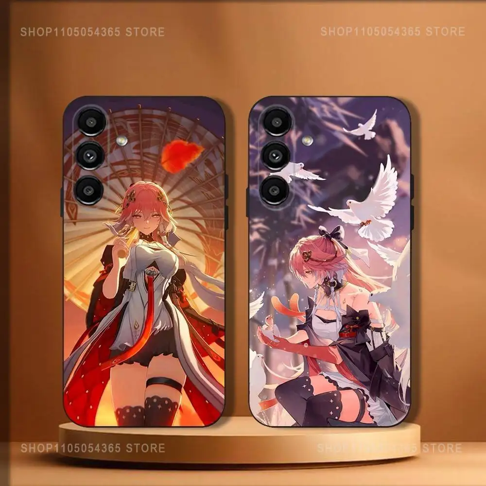 

W-Wuthering Waves Changlis Phone Case For Samsung Galaxy A20,A21s,A22,A31,A32,A52,A53,A72,73,A80 Soft Black Cover