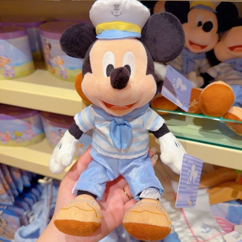 

Плюшевая повязка на голову Disney 2026 Spring Voyage с Микки Маусом и капитаном Даффи, аксессуар для волос для девочек и взрослых, коллекционный подарок