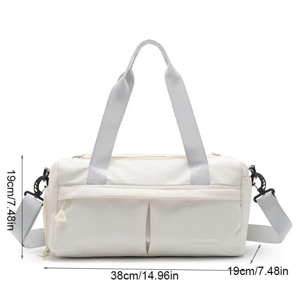 Shoe Compartment Travel Duffel Bag Waterproof Dry and Wet Separation Fitness Shoulder Bag Multi Pocket Wear-resistant