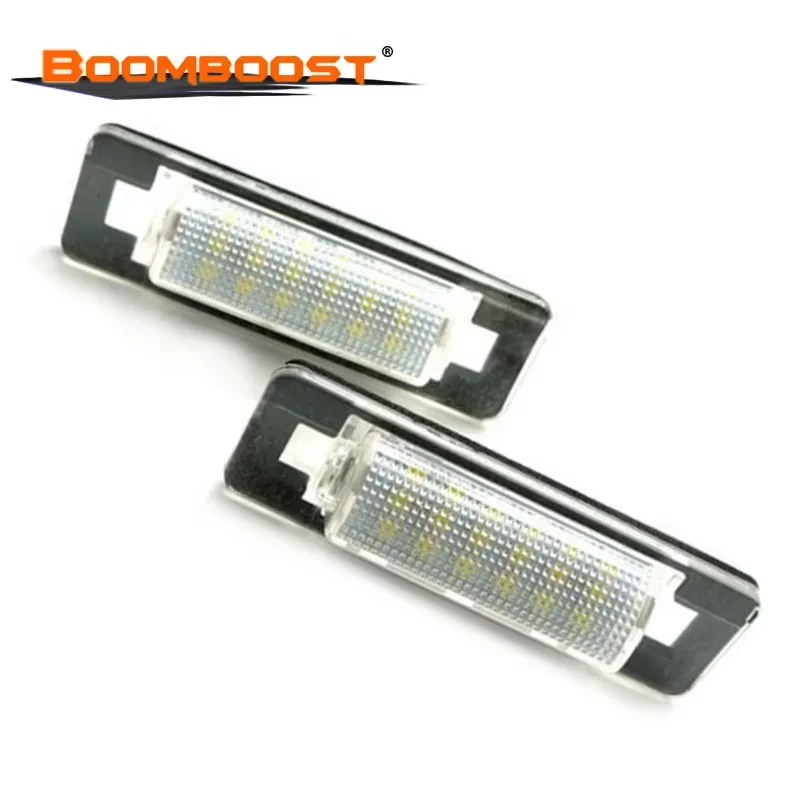 سيارة LED عدد 2 قطعة 18 LED لبنز W210 W202 E300 E55 C230 C43 AMG 3528 SMD لوحة ترخيص مصابيح OBC