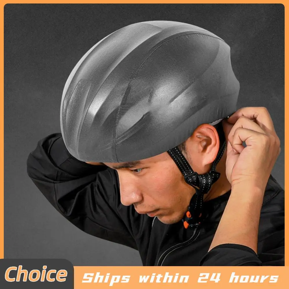 Universal Waterproof Bike Helmet Cover Cycling Bicycle Helmet Rain Cover Rider Cycling Safety Cap Dustproof Protector
