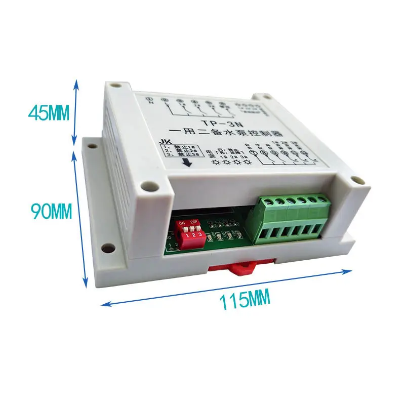 TP-3N One-in-use and Two-standby Water Pump Controllers Take Turns to Operate and Switch One Control and Three Automatic Control