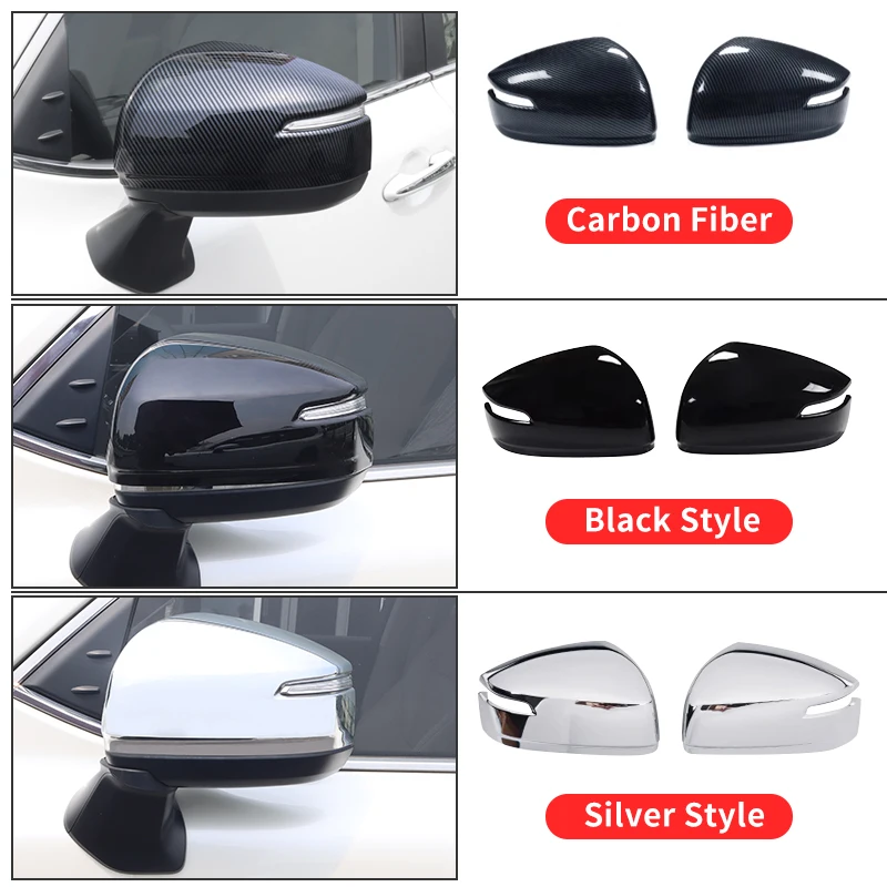 

Rearview Mirror Covers For Toyota Land Cruiser 300 2021 2022 2024 LC300 Exterior Decoration Accessories upgraded Tuning VXR GXR