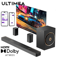 ULTIMEA 460W 5.1.2ch Sound Bar with Dolby Atmos, Surround Sound Home Theater System for TV with 2 Surround Speakers, APP Control