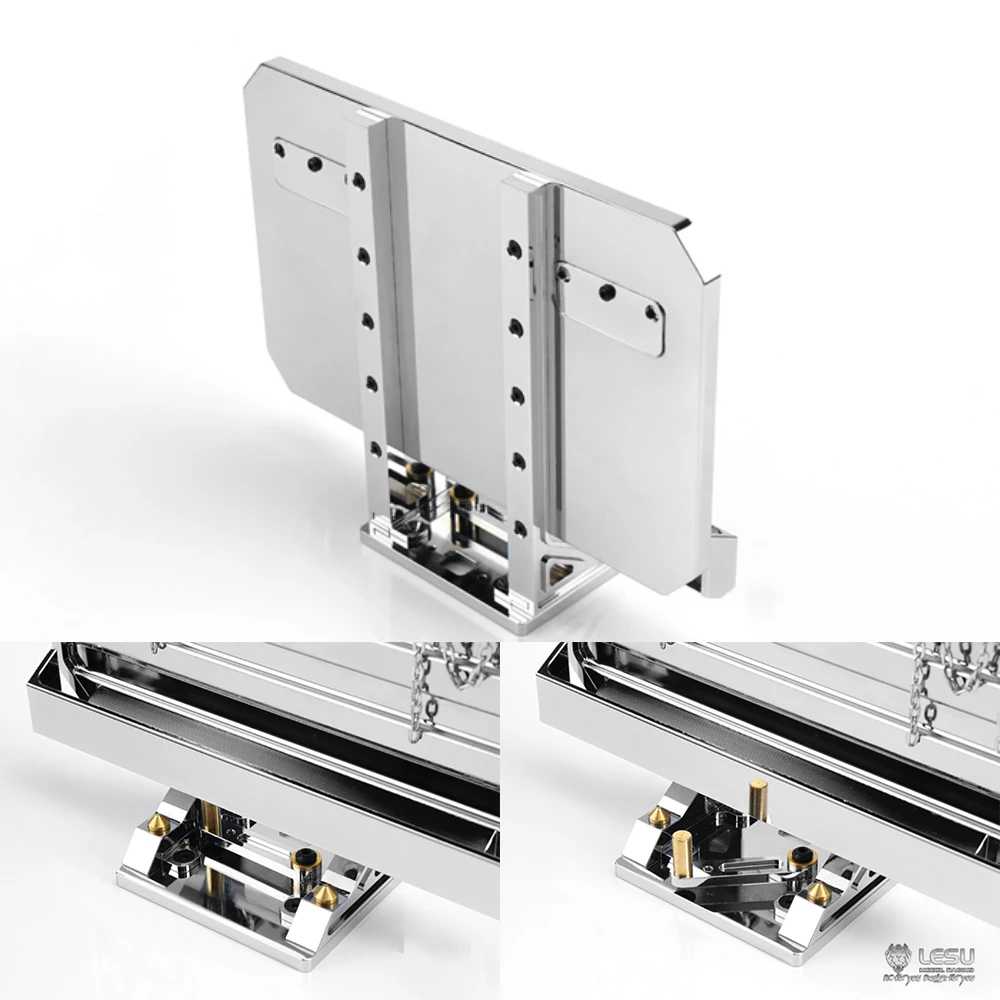 LESU Metall Kabine Hinten Platte Rack Für 1/14 TAMIYA King Hauler RC Traktor Lkw DIY Modell Fahrzeuge Lkw Fernbedienung Autos Spielzeug