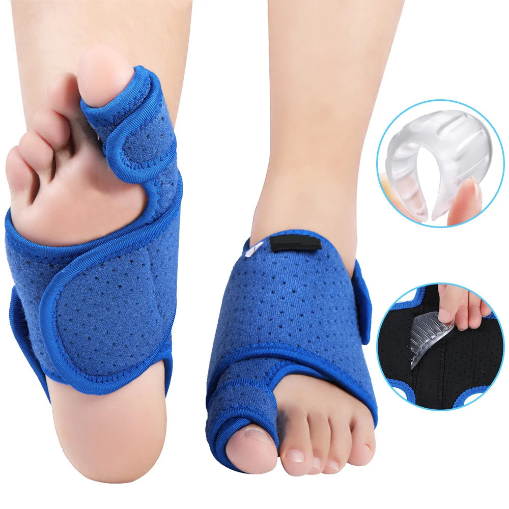 Adjustable Toe Bunion Splint Straightener Straightener with Gel Arch Foot Pain Relief Hallux Valgus Corrector Bunion Splint Men