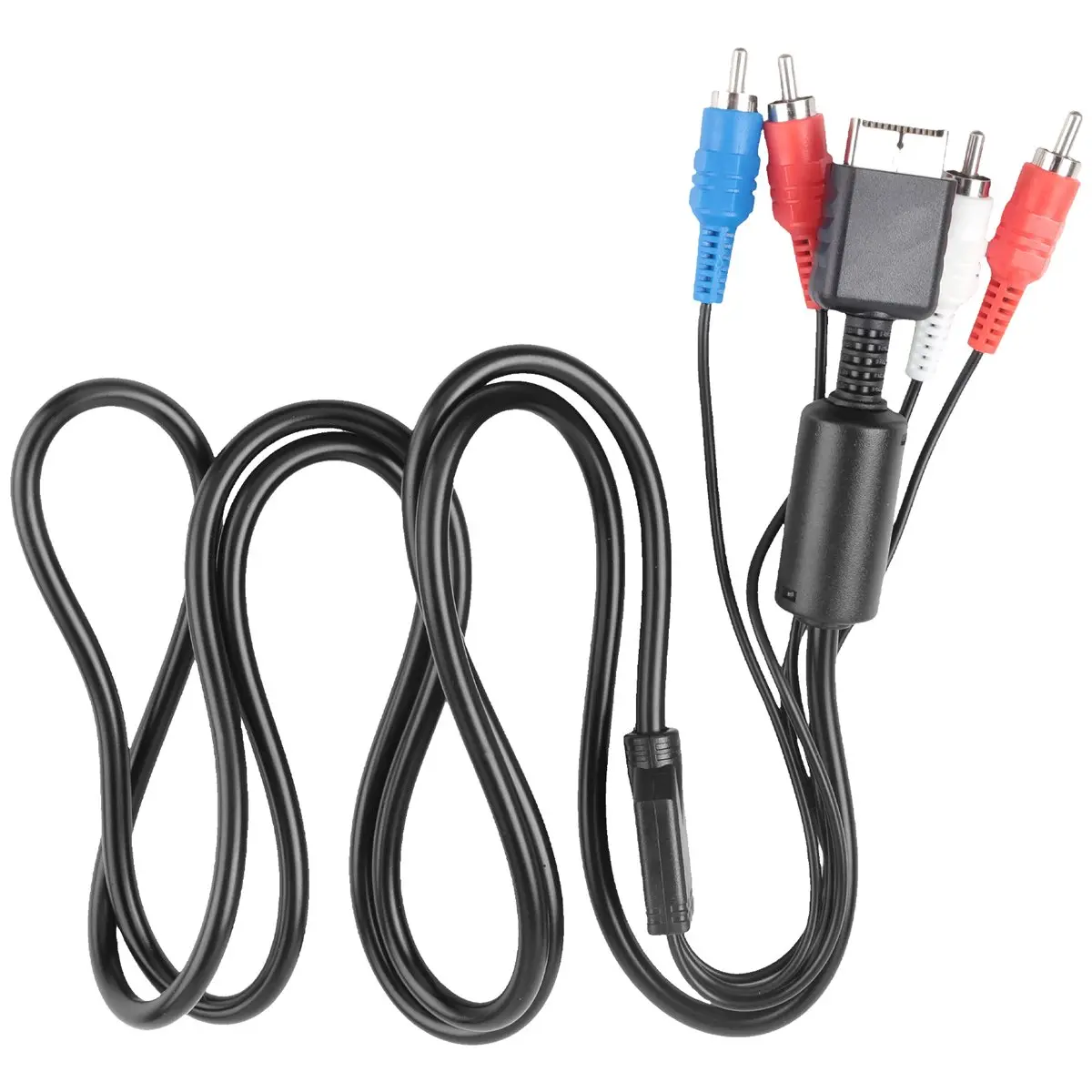 Ypbpr for PS2// Slim HDTV-Ready TV HD Component AV Cable 5-Wire 6FT Black