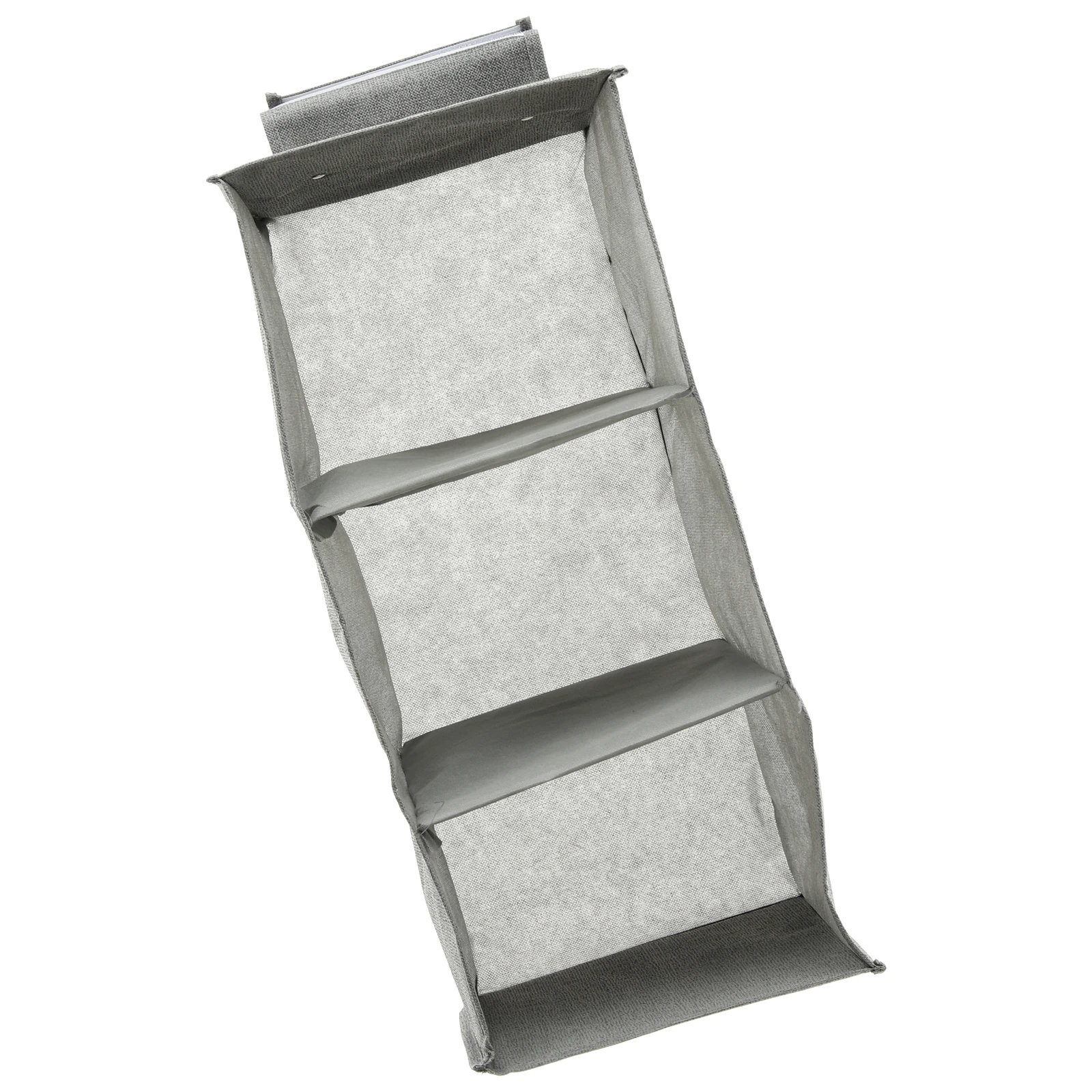 

3-Layer Closet Clothes Organizer Foldable Cotton Linen Storage Organizer Hanging Shelf for Clothes Organization