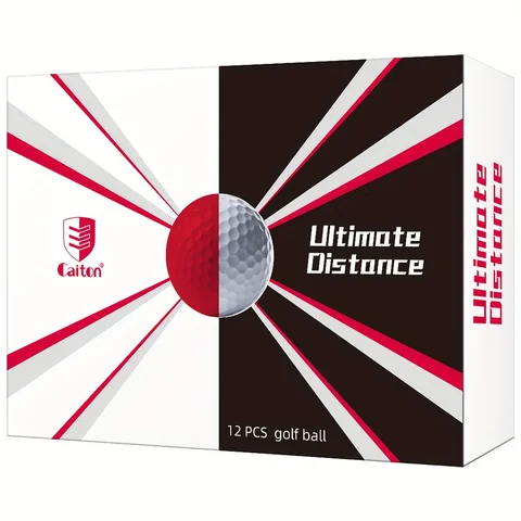 Caiton 12/6/3pcs 3층 높은 리바운드 프로 볼, 장거리 재생 용이, 전문 경쟁 제어 골프 공