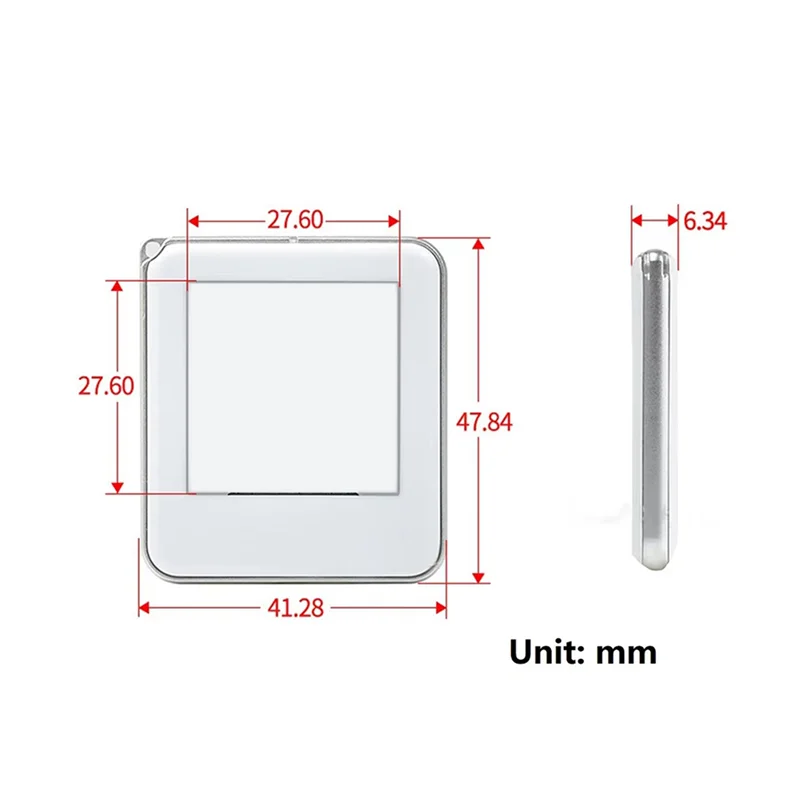 A37T-2Pcs 1.54 Inch Epaper Screen NFC Powered E Paper E Ink Tag Battery Free NFC Label DIY Digital Picture Frame