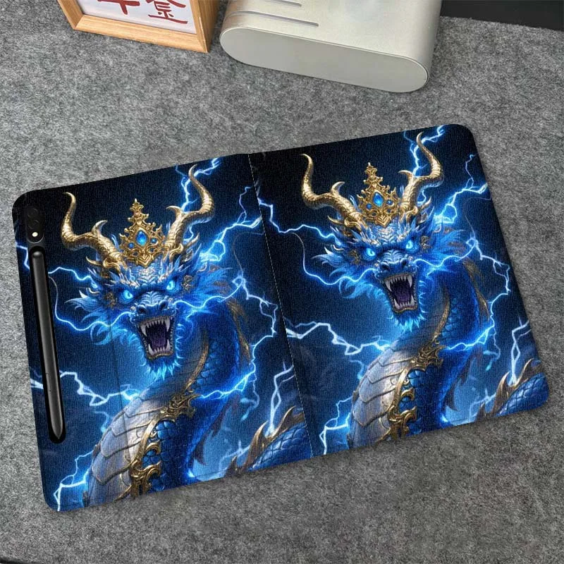 

Fashion Dragon Pattern Tablet Case For Samsung Galaxy Tab S6 S8 S9 S10 Lite FE 10.4 11 Inch 2022 2024