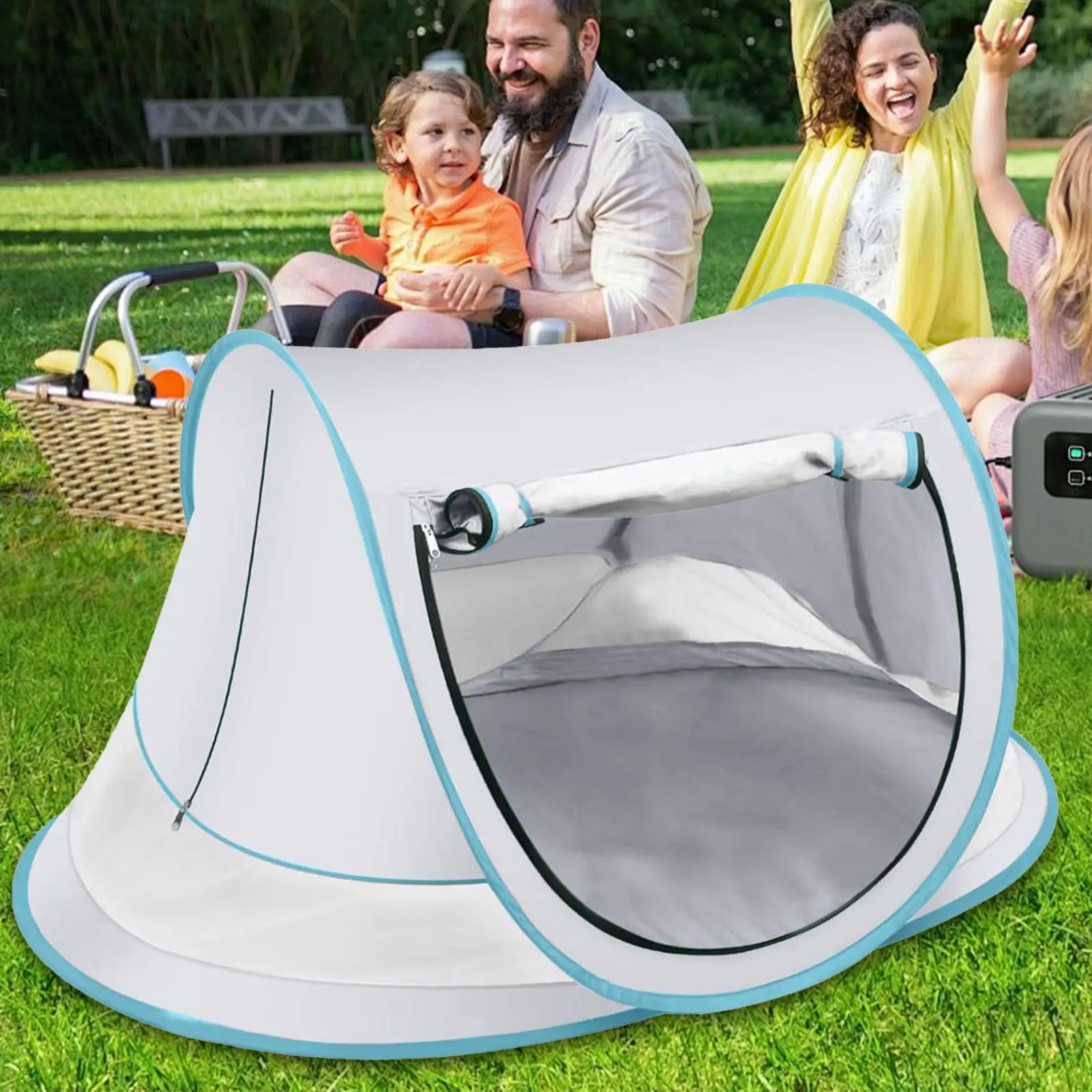Baby Strand Zelt Pops-up Baby Baldachin Leichte Sand-Proof Dome Zelt Outdoor Sonnenschirm Reise Kind Spielen Dome Markise Spielzeug