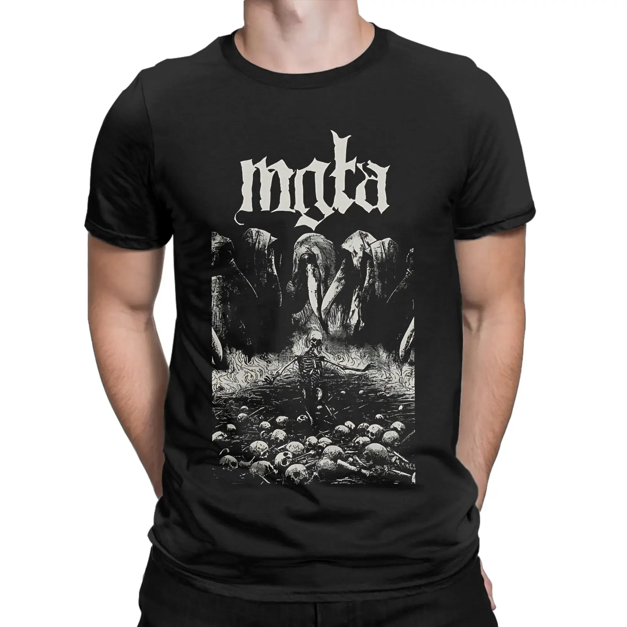 

Mens Womens Mgla Balck metal band T Shirt 100% Cotton Print Tee Shirts Top Clothing