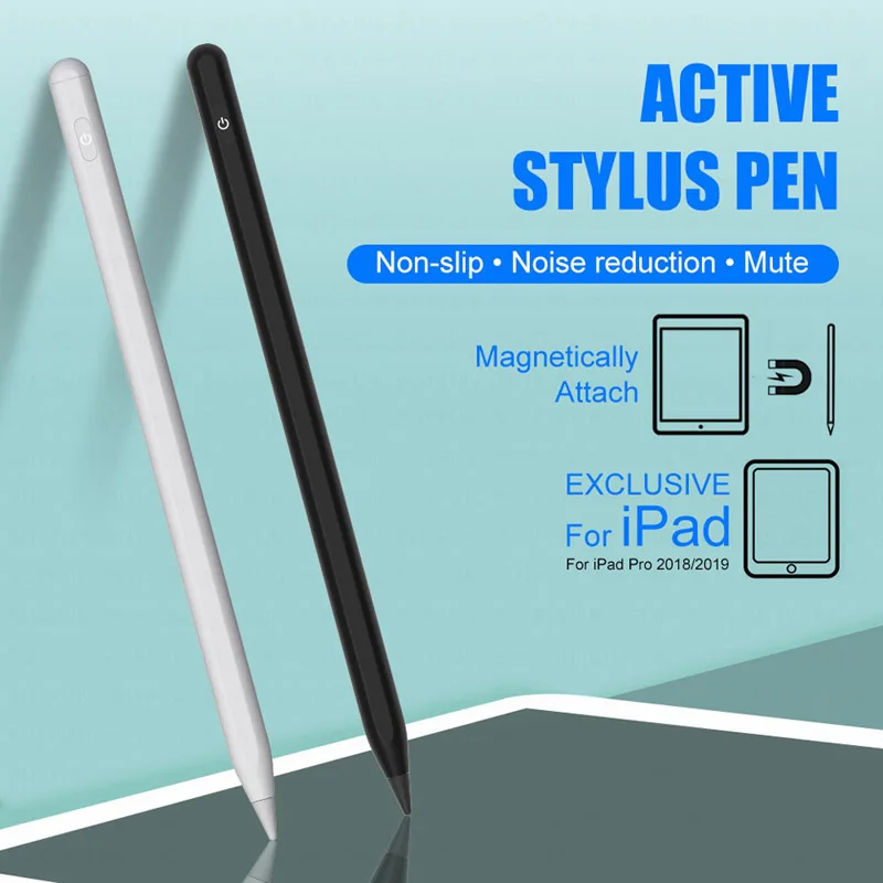 Active Stylus Pencil For Apple Ipad Pro 11 12.9 2022 2021 Mini Air Touch With Palm Rejection Magnetic Adsorption Tablet  Pen