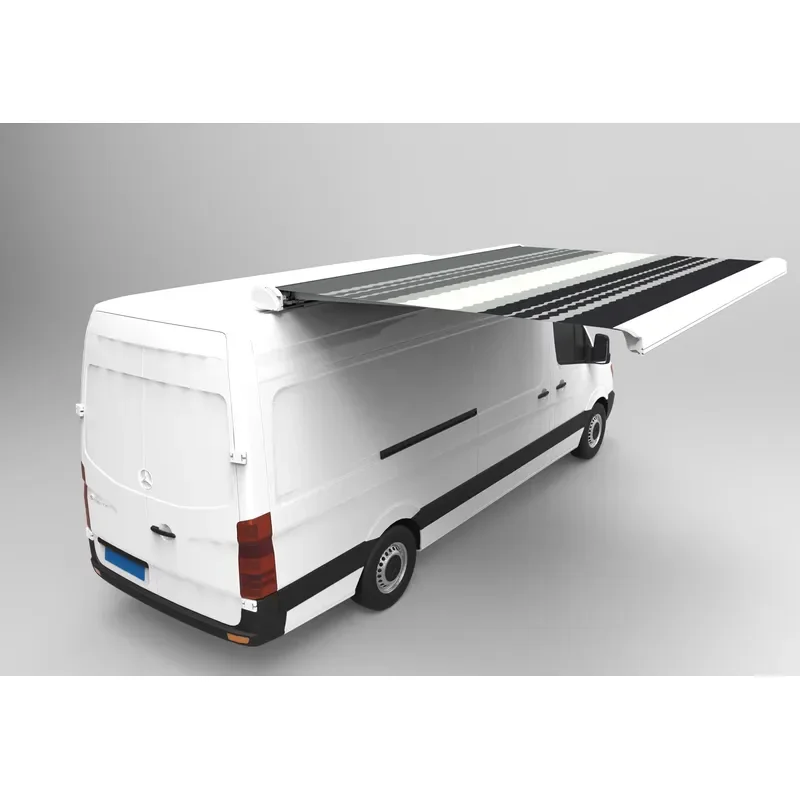 For Awnlux Exterior RV Camper Awning Accessories Waterproof Fabric Electric Caravan Roof Type RV Awning Sun Shade view 2