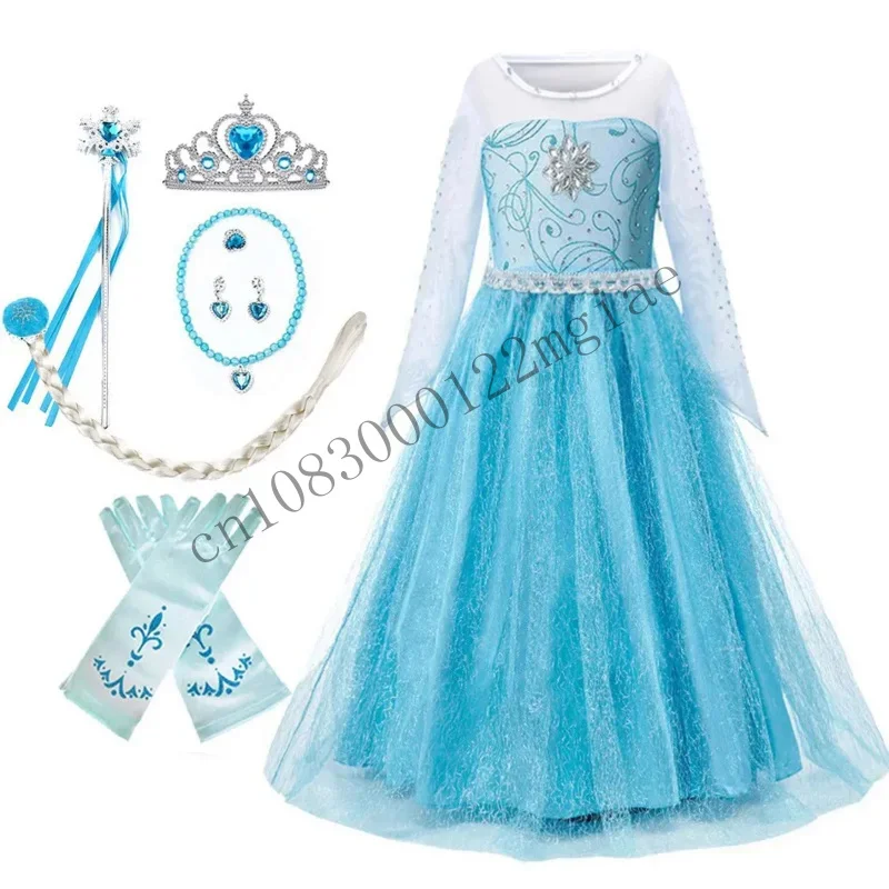 3 4 5 6 7 8 9 10 Years Children Princess Kids Rhinestones Cosplay Dress Up Little Girls Summer Costume Halloween Pa CMM221